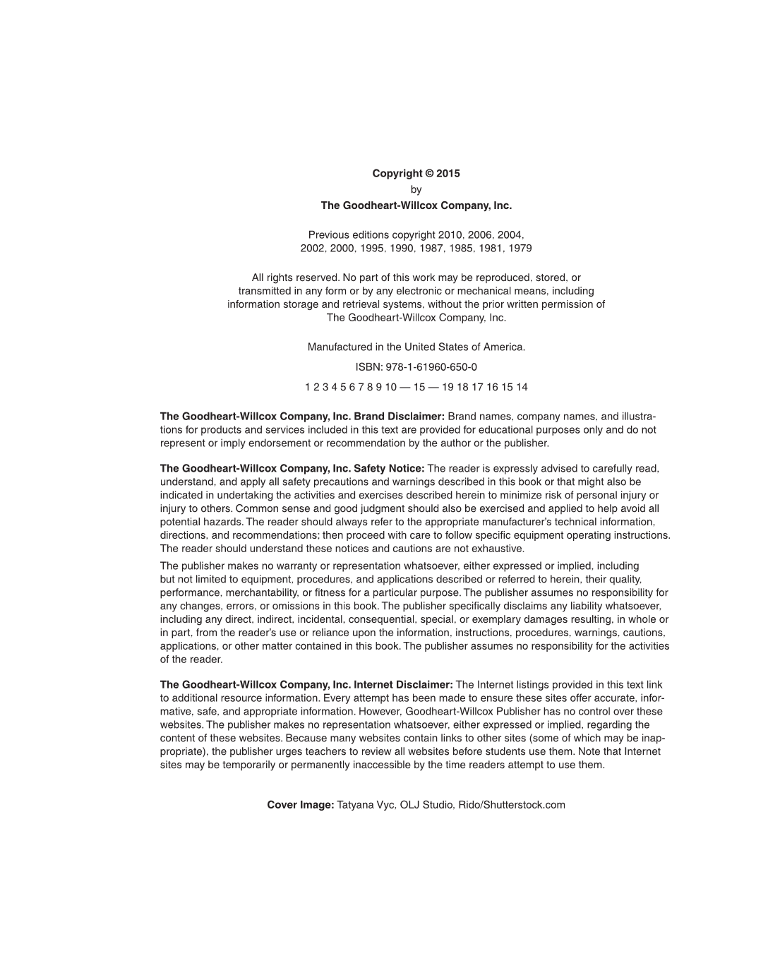 Contemporary Living, 12th Edition page 2