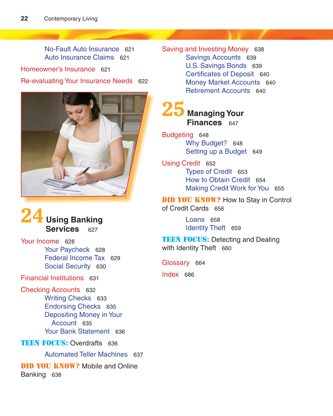 Contemporary Living, 12th Edition page 22