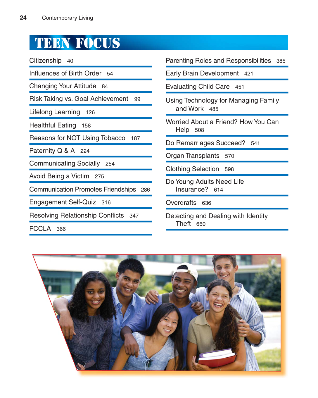 Contemporary Living, 12th Edition page 24