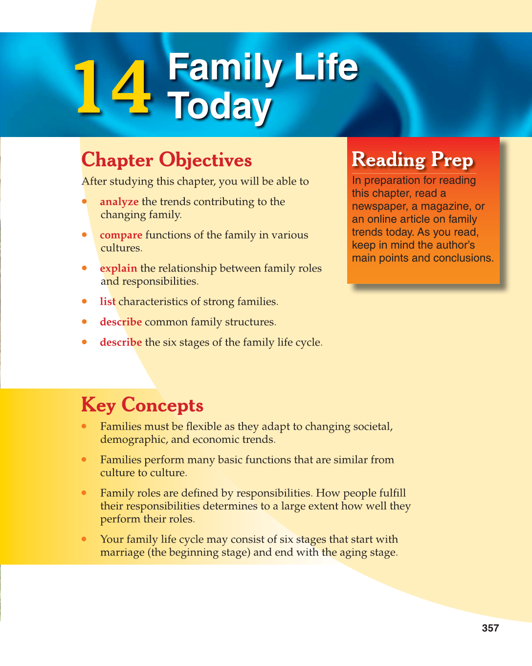 Contemporary Living, 12th Edition page 357