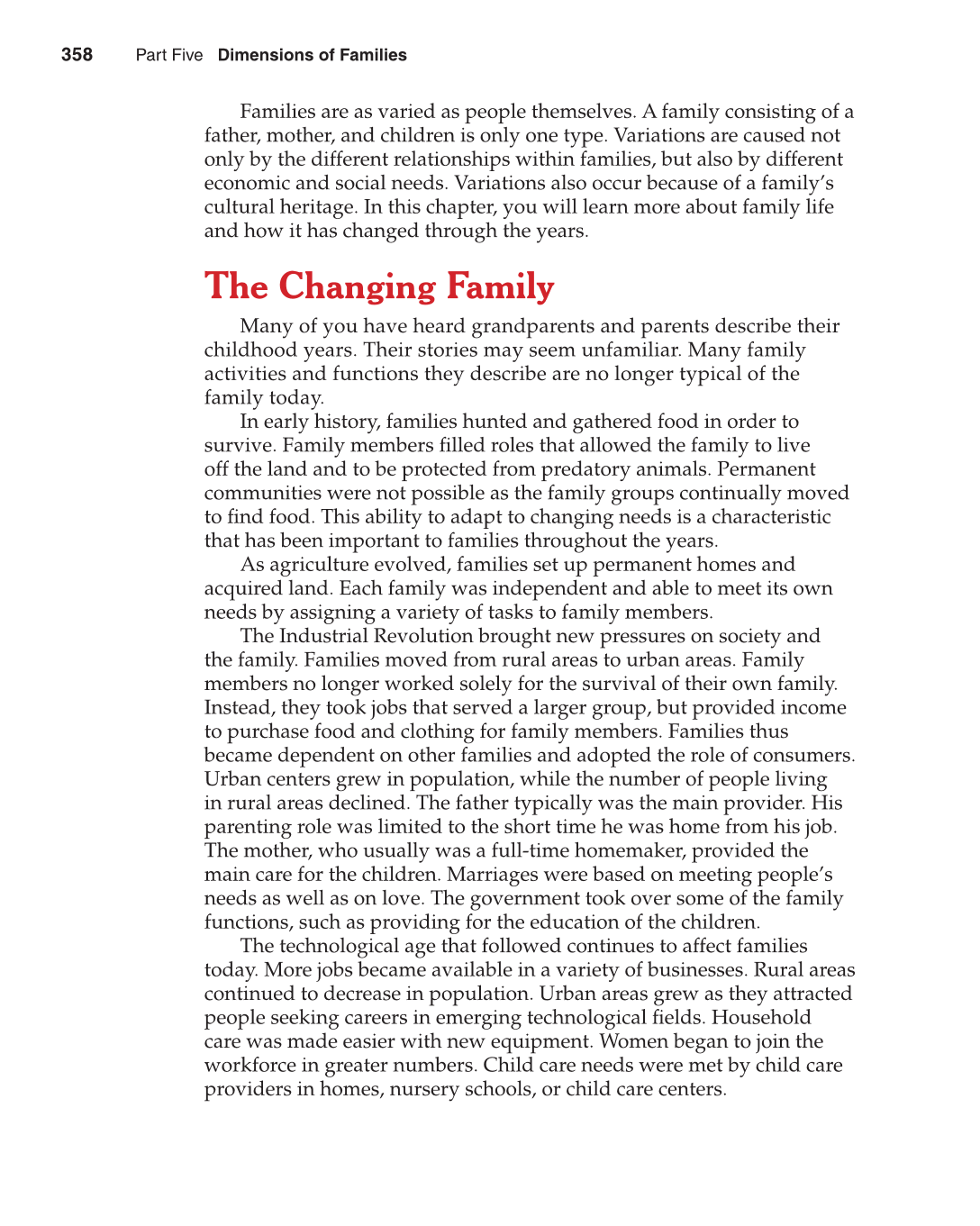 Contemporary Living, 12th Edition page 358