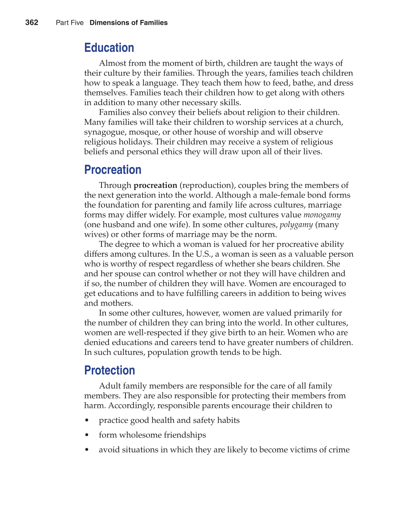 Contemporary Living, 12th Edition page 362
