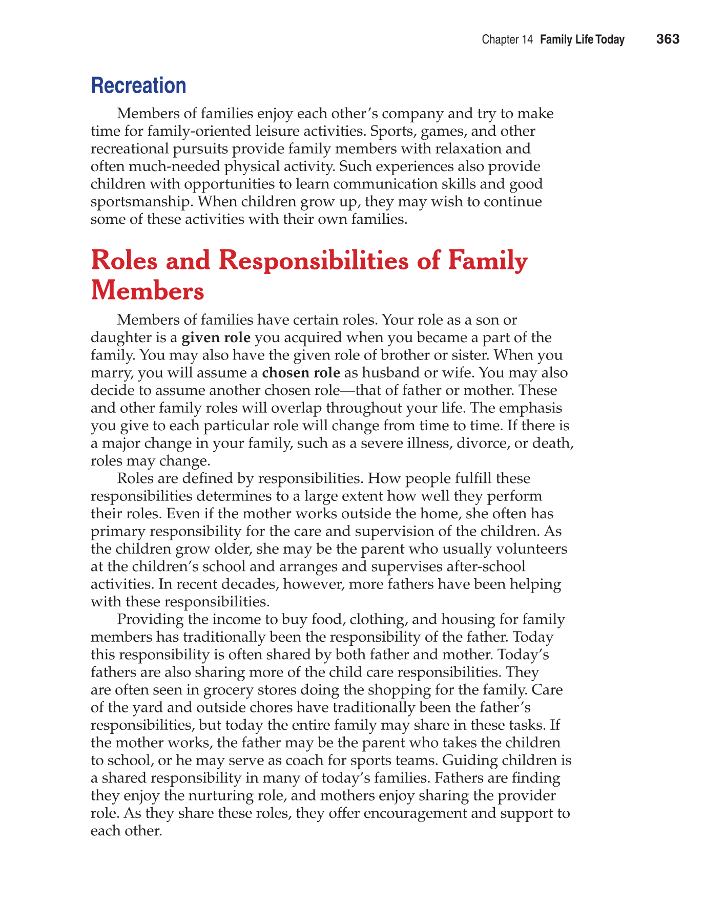 Contemporary Living, 12th Edition page 363