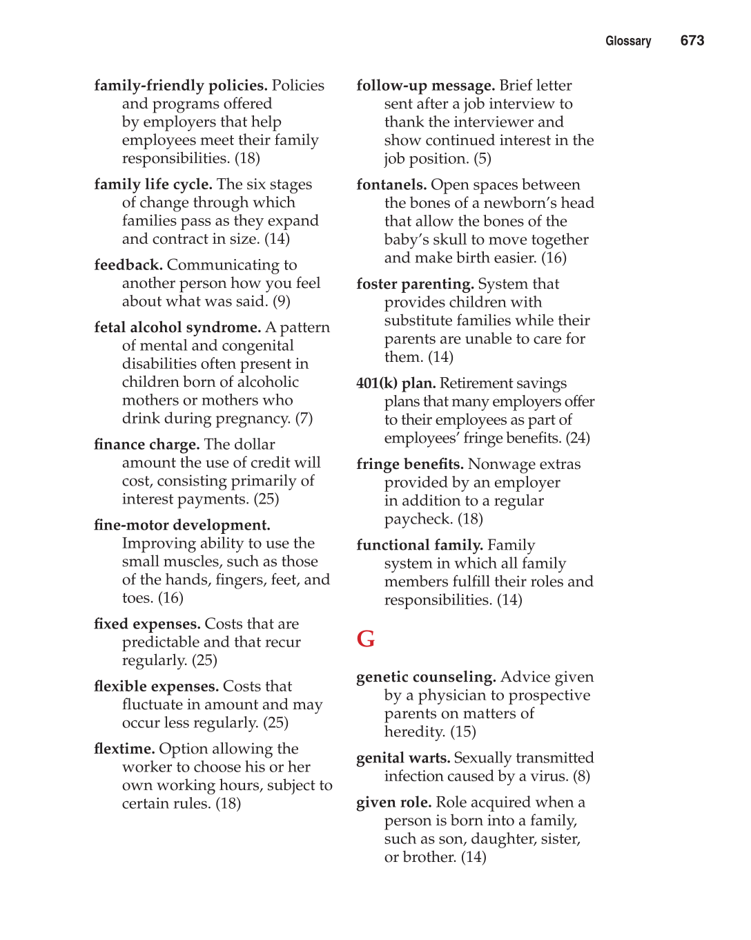 Contemporary Living, 12th Edition page 673