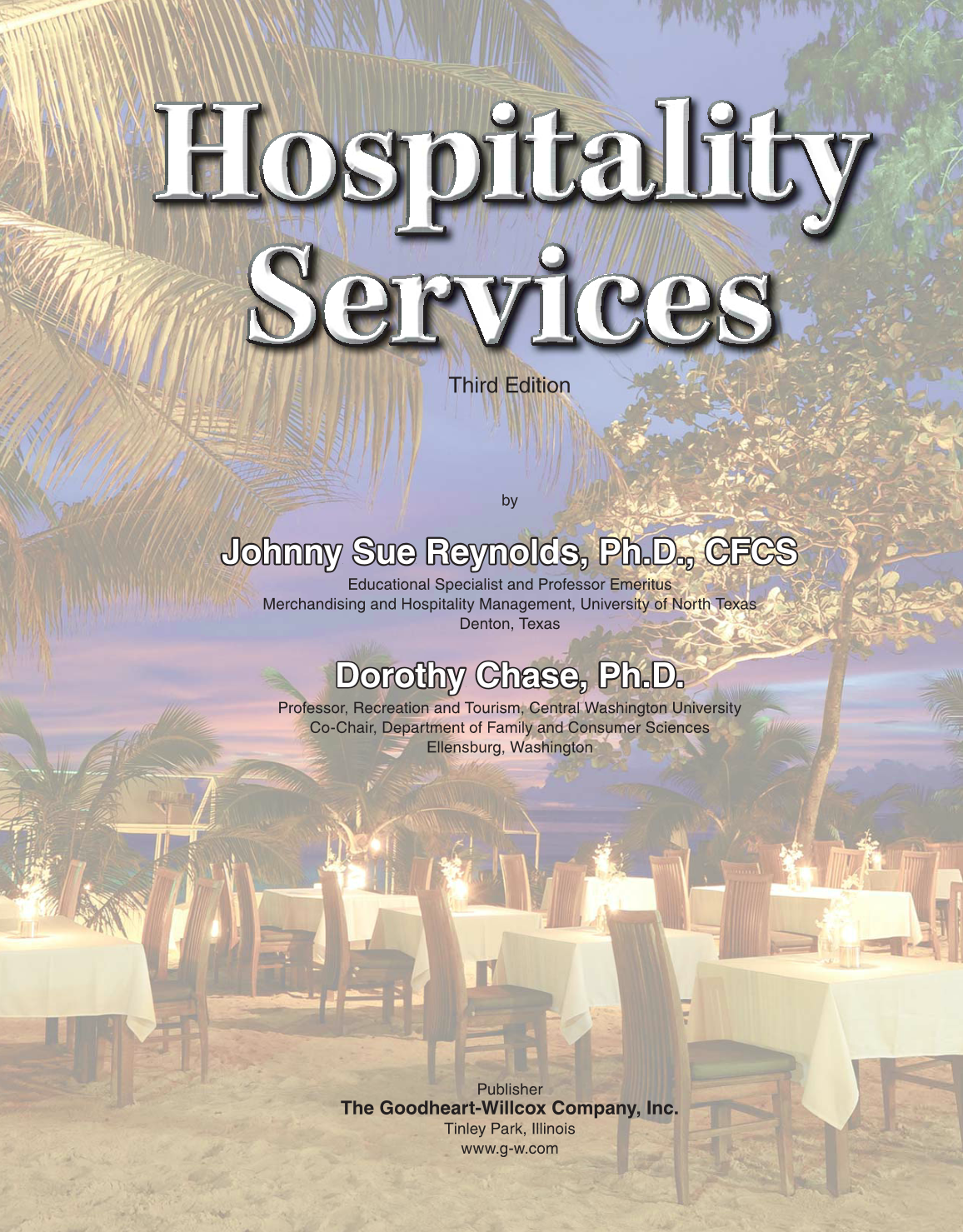 Hospitality Services, 3rd Edition page i