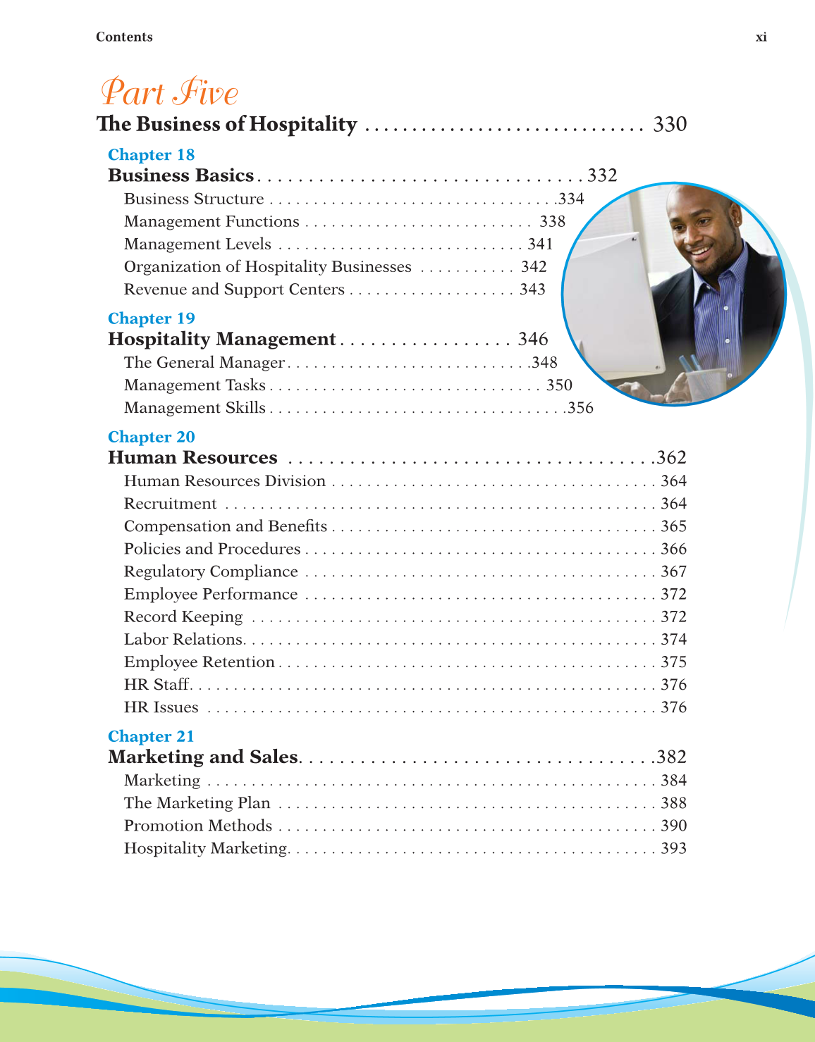 Hospitality Services, 3rd Edition page xi