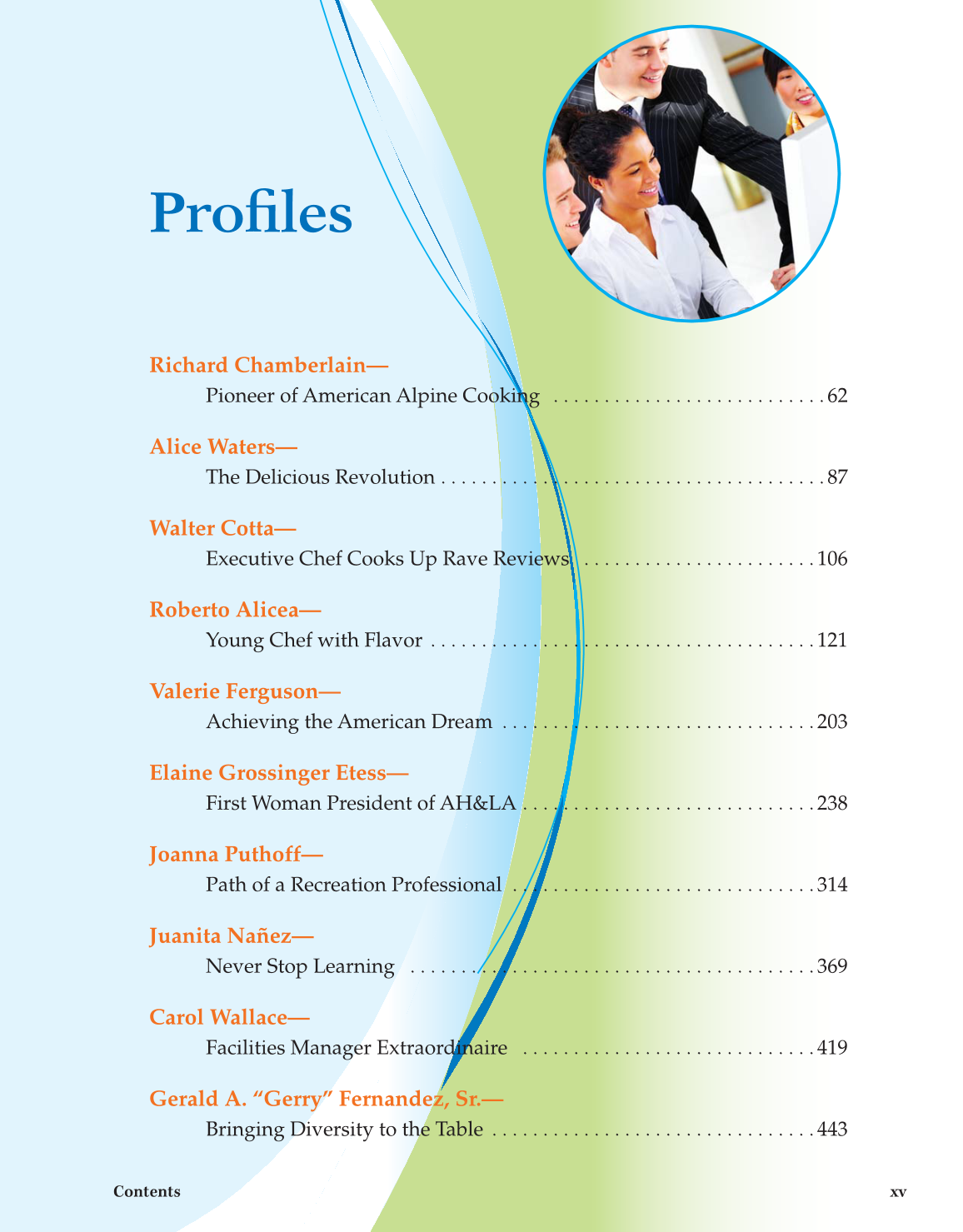 Hospitality Services, 3rd Edition page xv