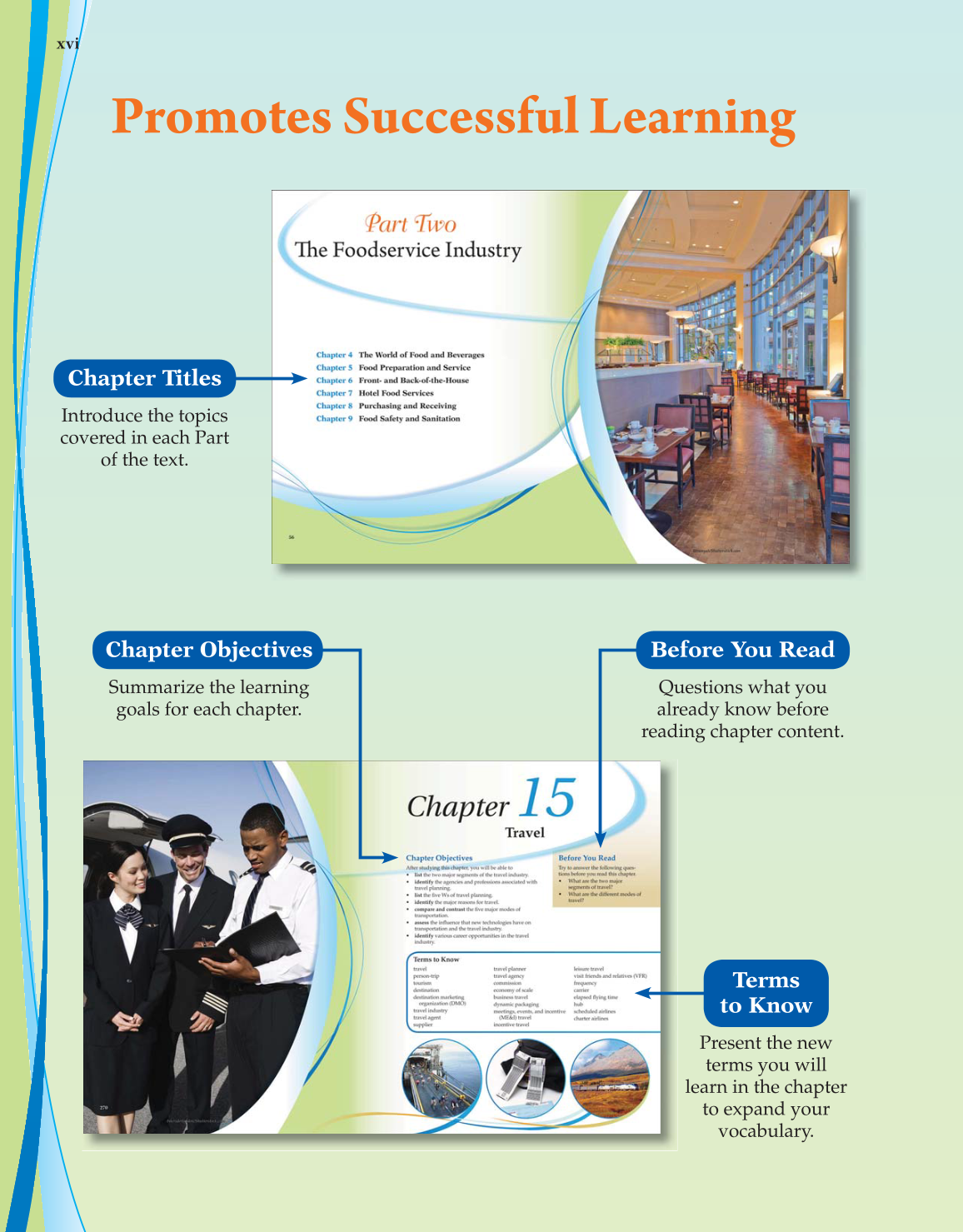 Hospitality Services, 3rd Edition page xvi