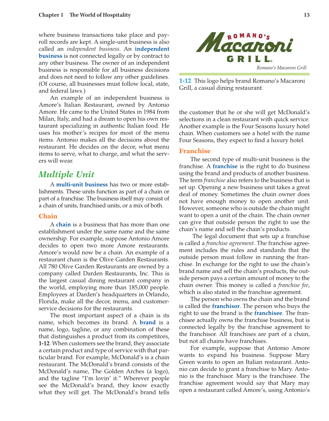 Hospitality Services, 3rd Edition page 13