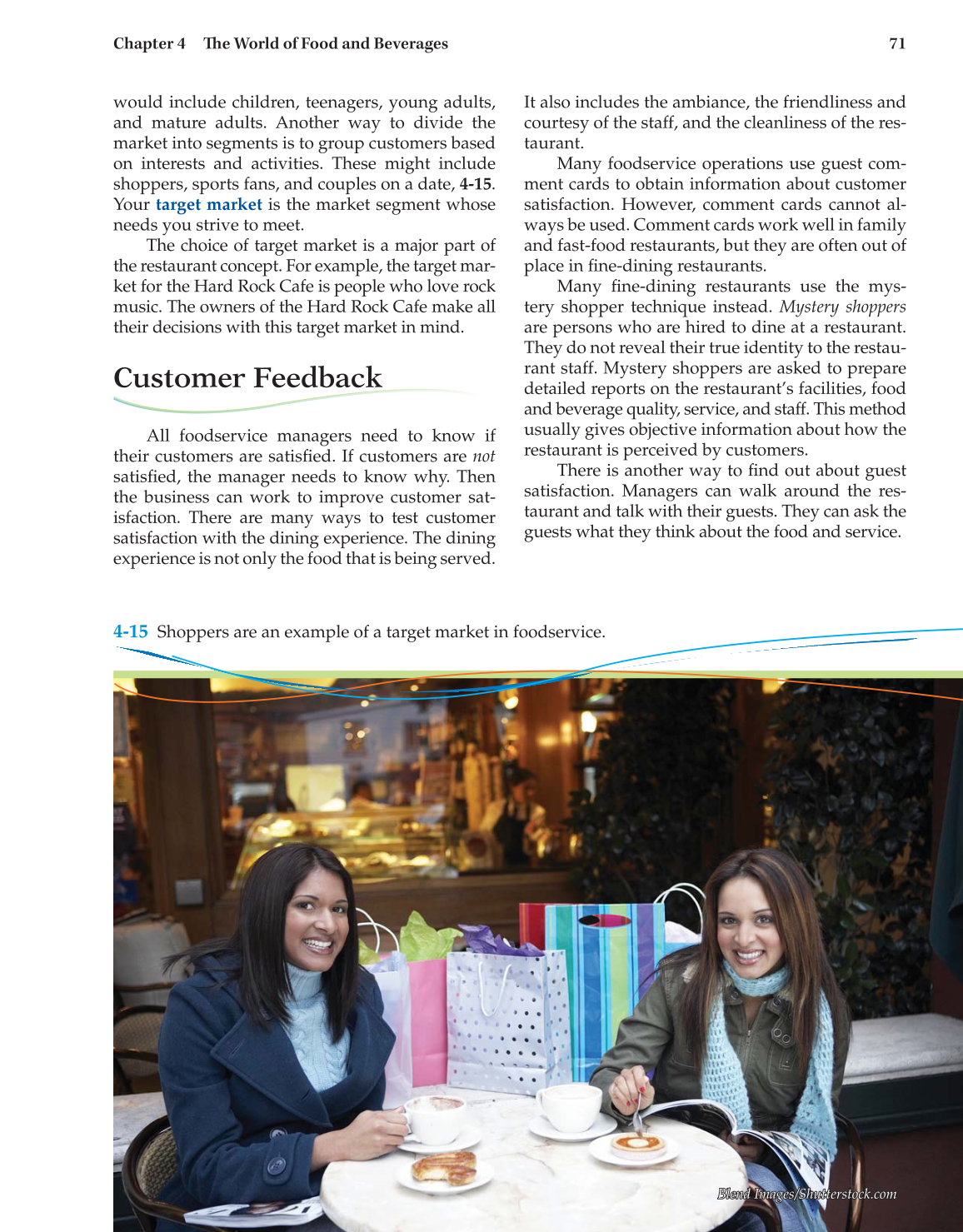 Hospitality Services, 3rd Edition page 71