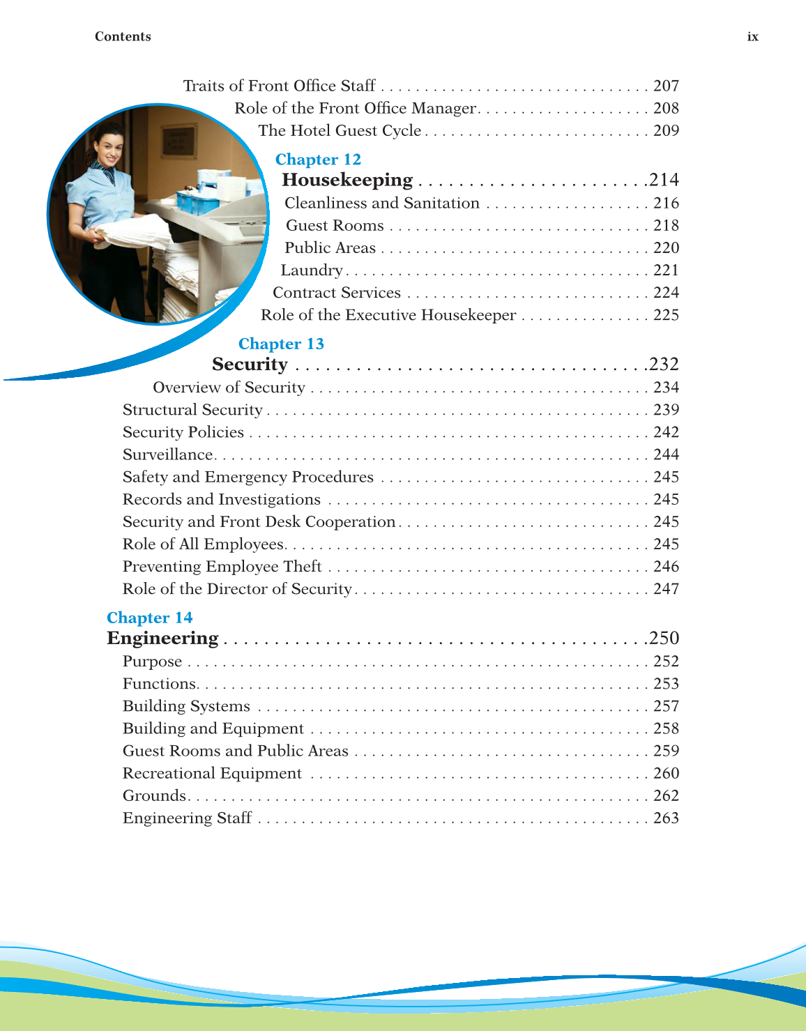 Hospitality Services, 3rd Edition page ix