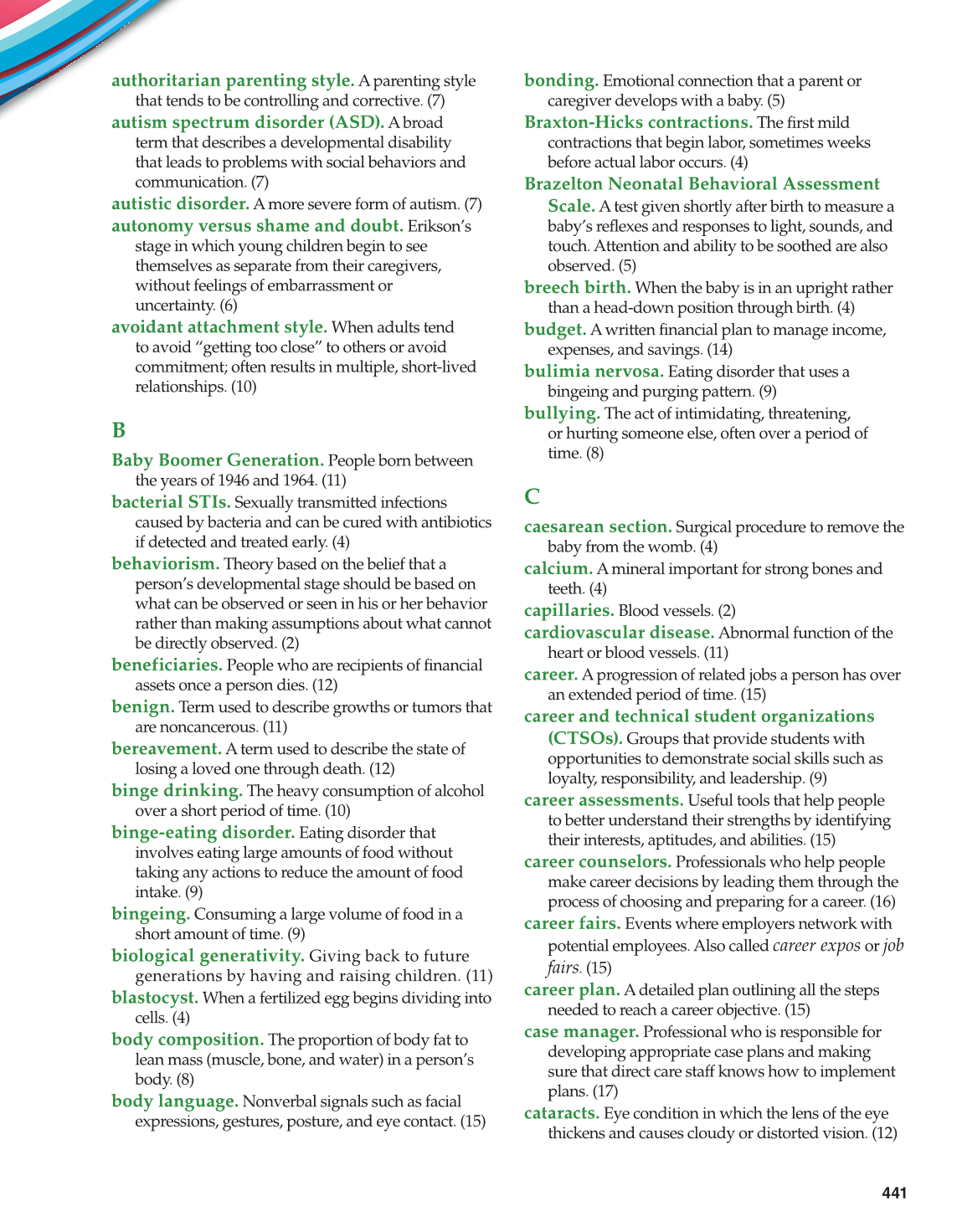 Lifespan Development, 1st Edition page 441