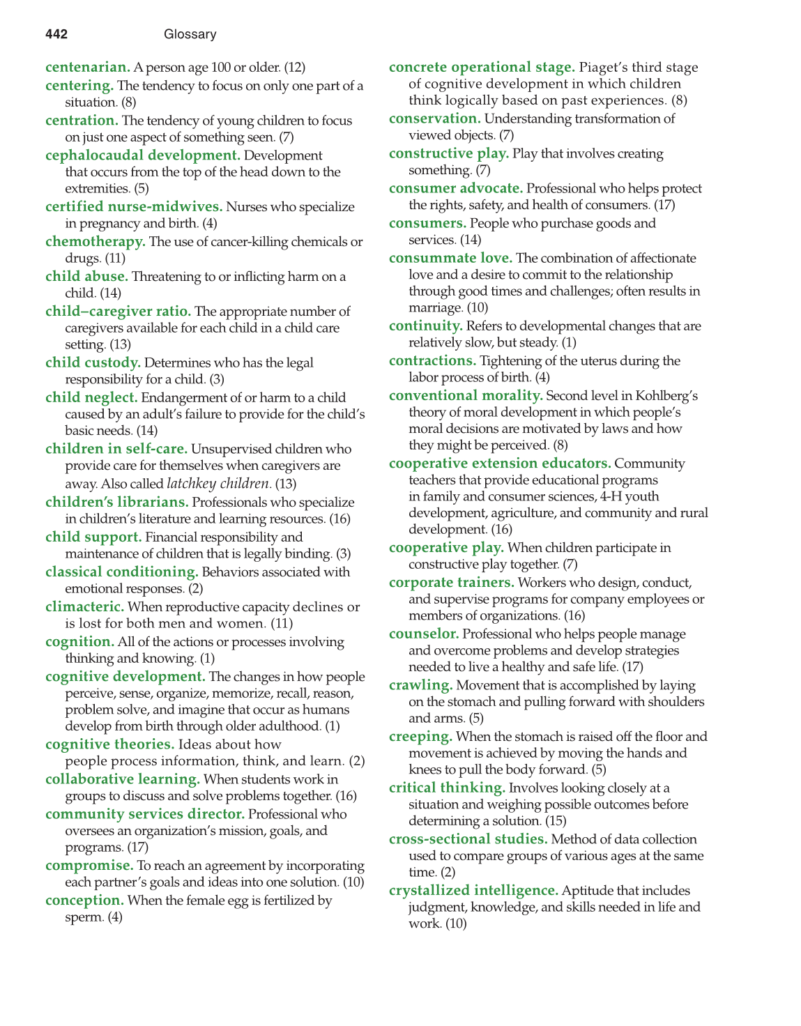 Lifespan Development, 1st Edition page 442