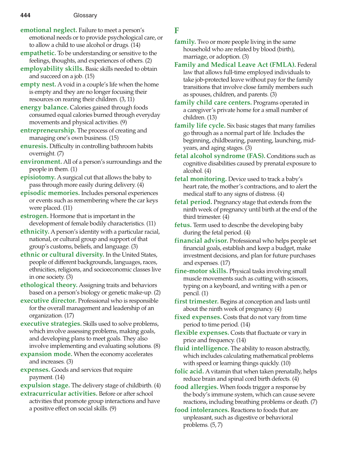 Lifespan Development, 1st Edition page 444