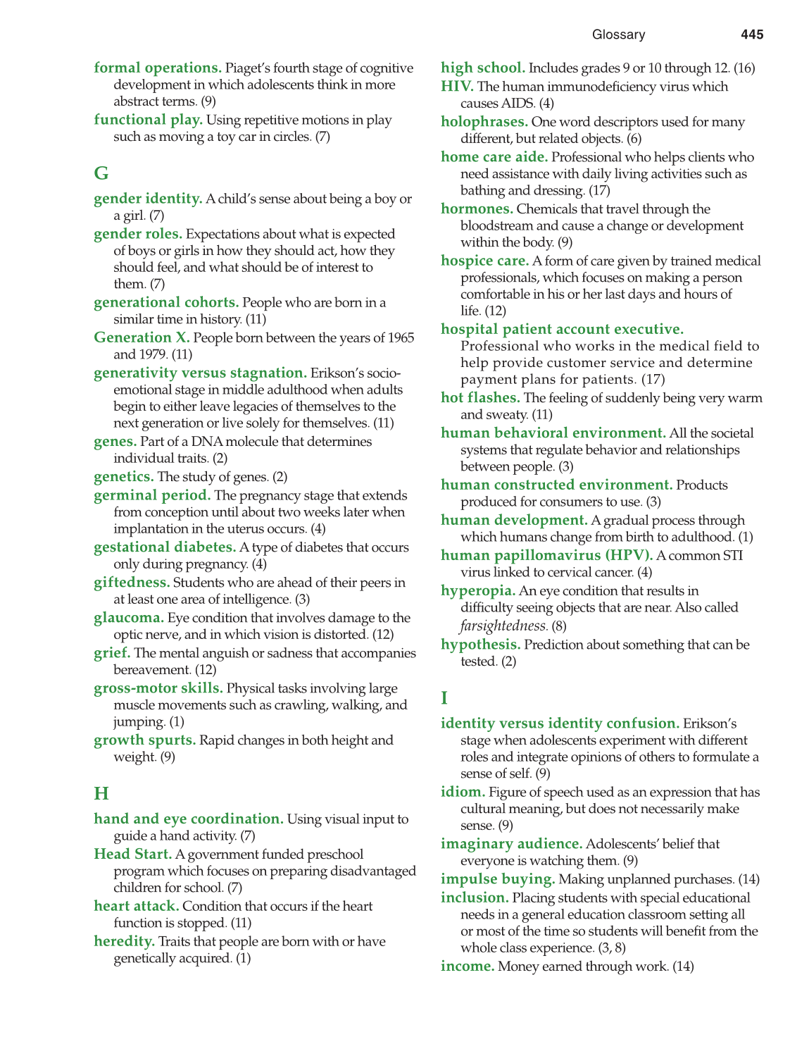 Lifespan Development, 1st Edition page 445