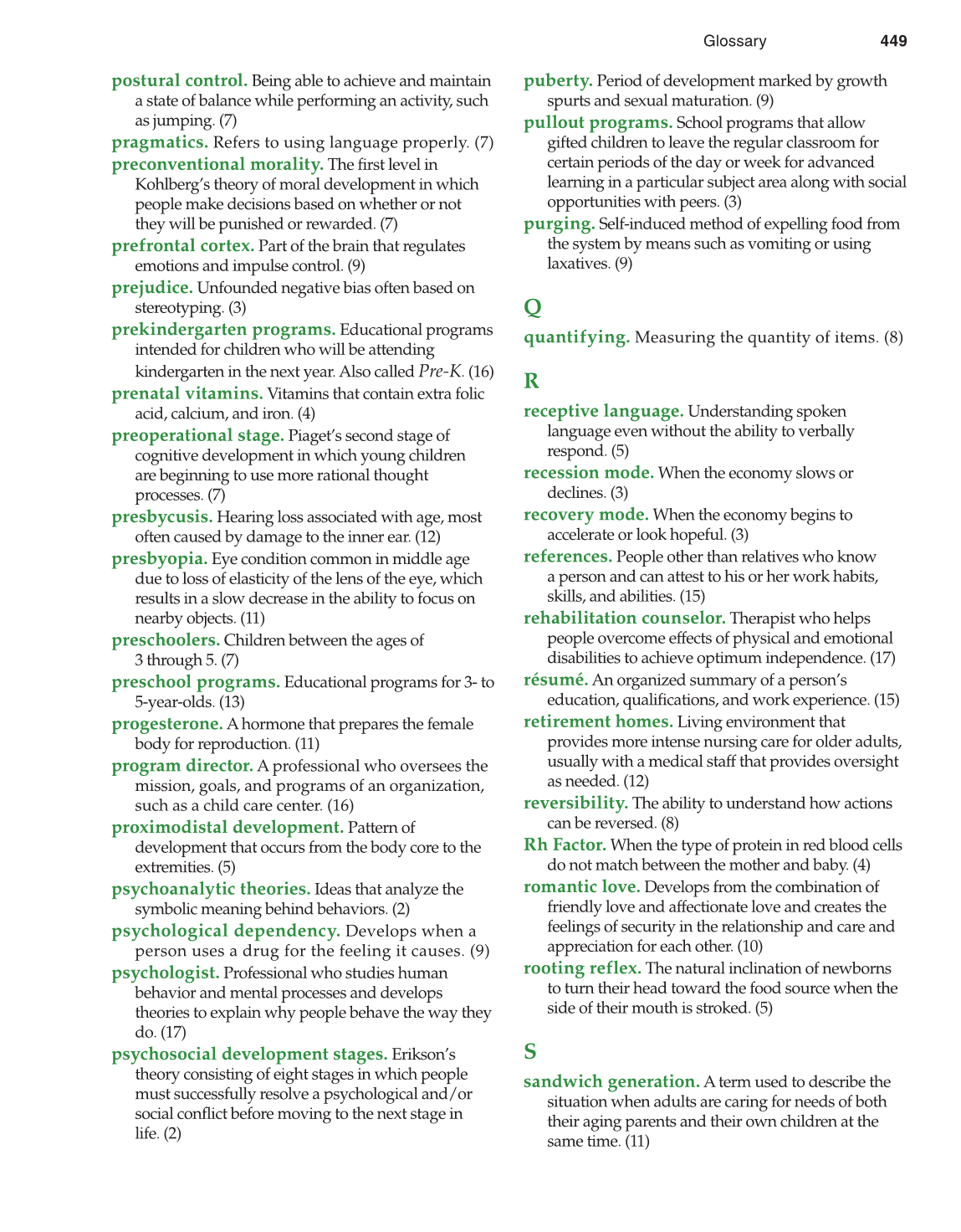 Lifespan Development, 1st Edition page 449