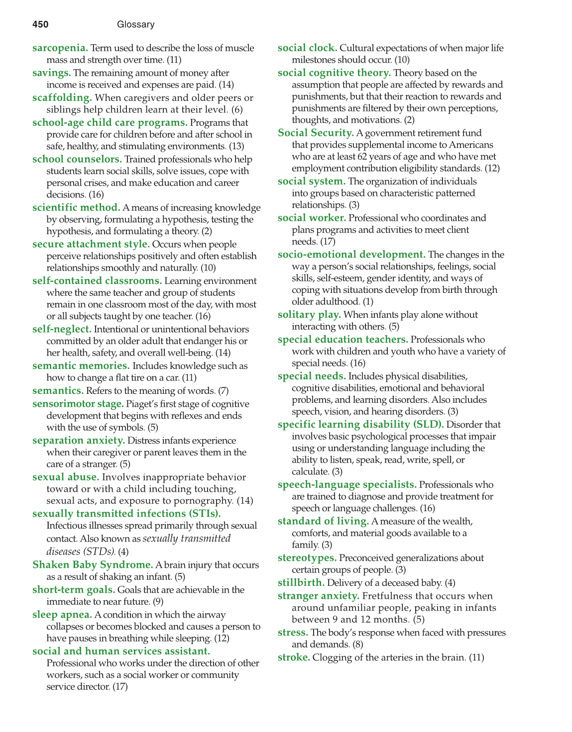Lifespan Development, 1st Edition page 450