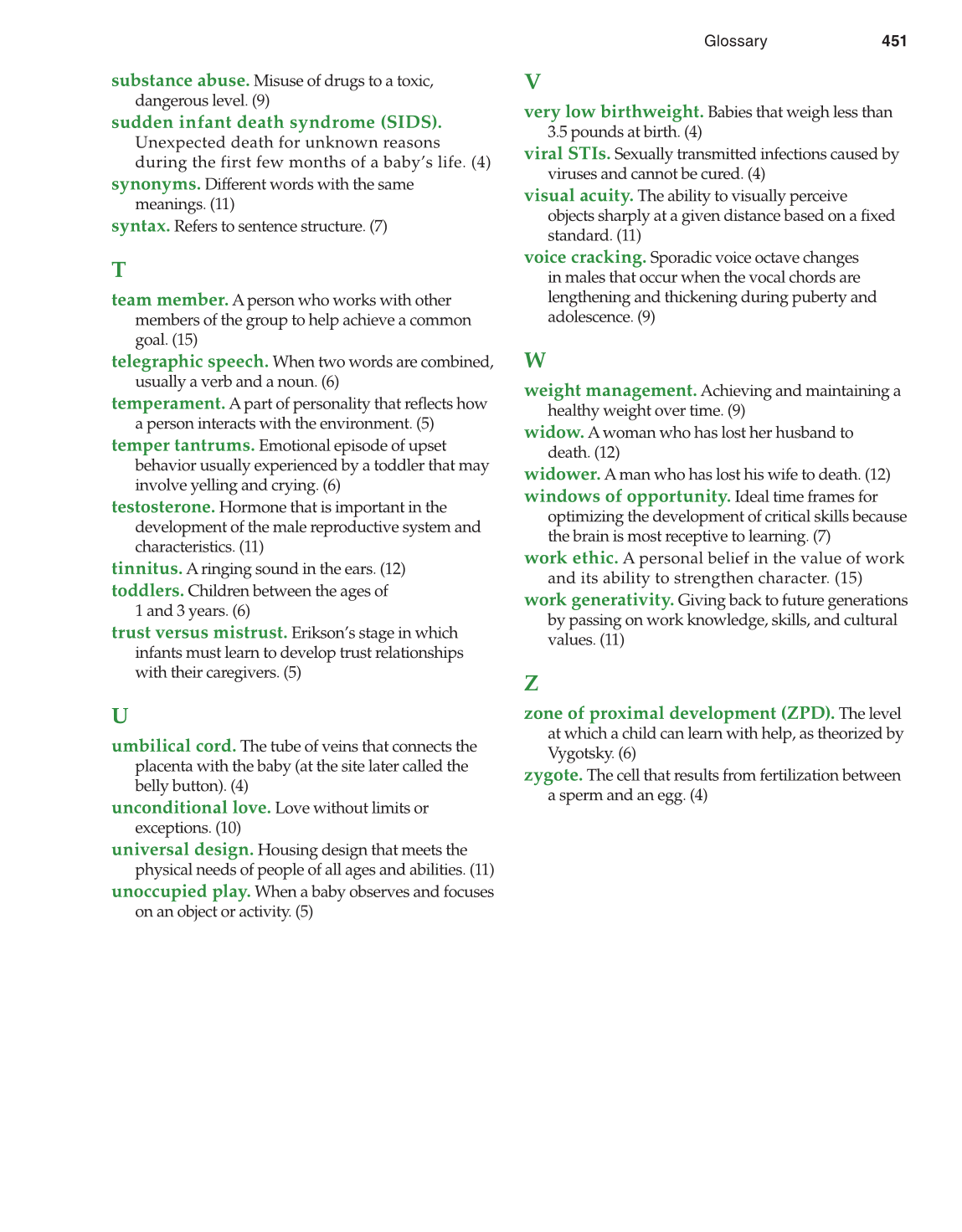 Lifespan Development, 1st Edition page 451