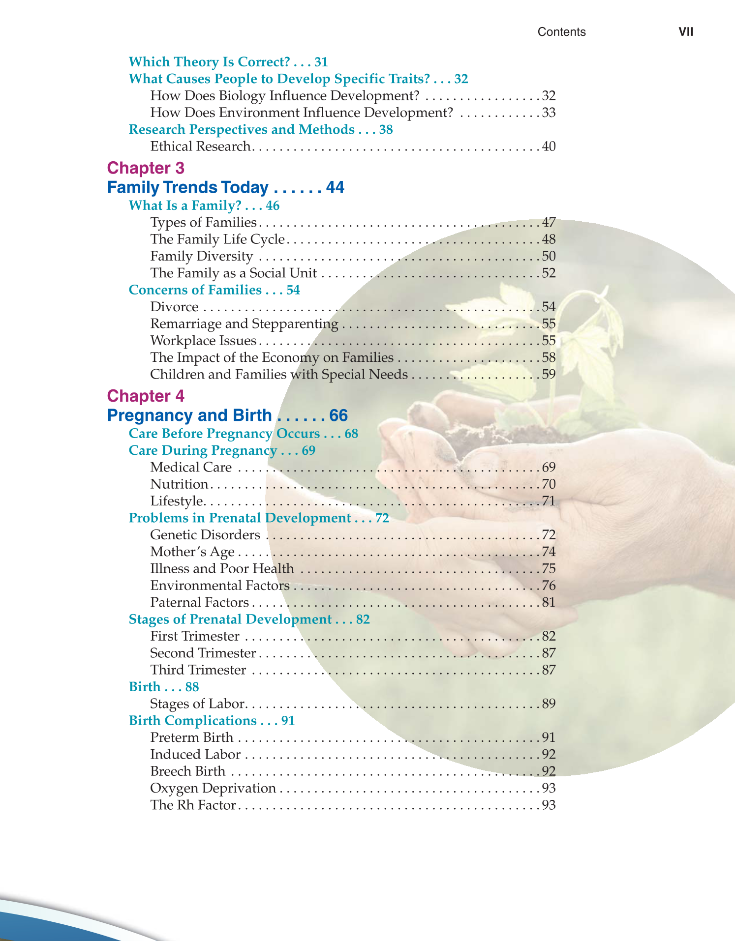 Lifespan Development, 1st Edition page VII