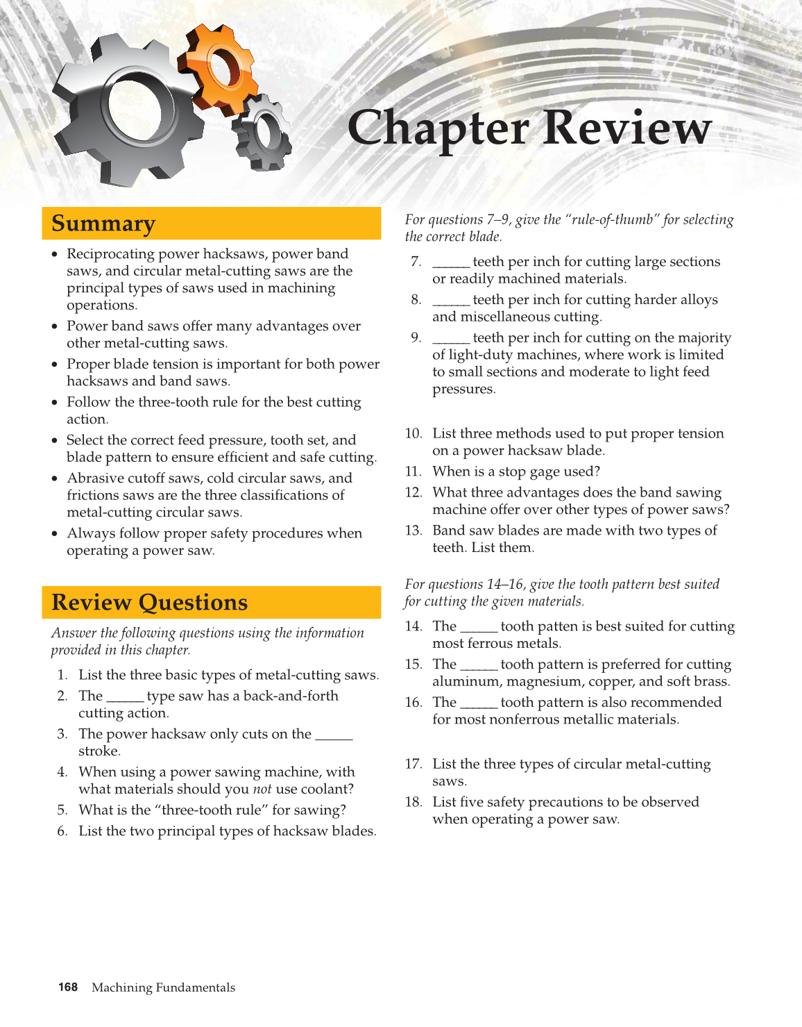 Machining Fundamentals, 9th Edition page 168