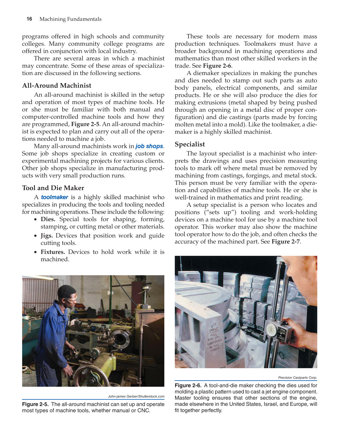 Machining Fundamentals, 9th Edition page 16