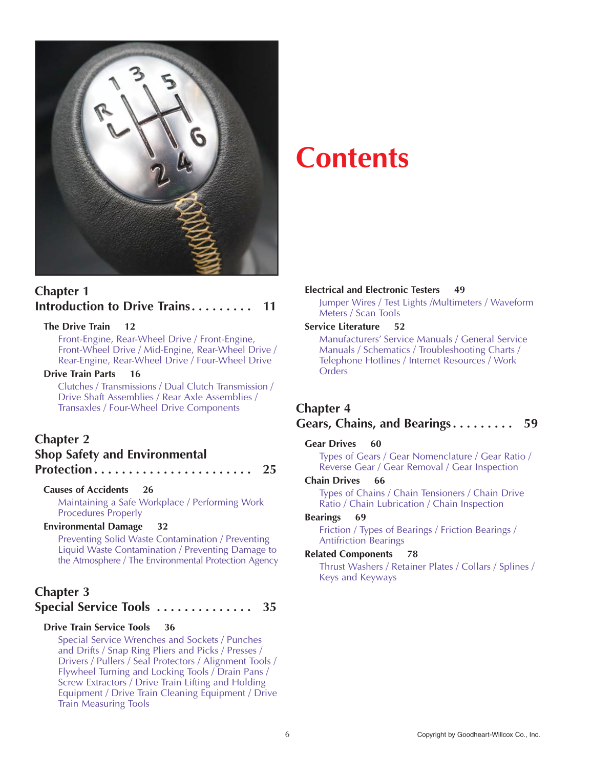 Manual Drive Trains and Axles, 3rd Edition page 6