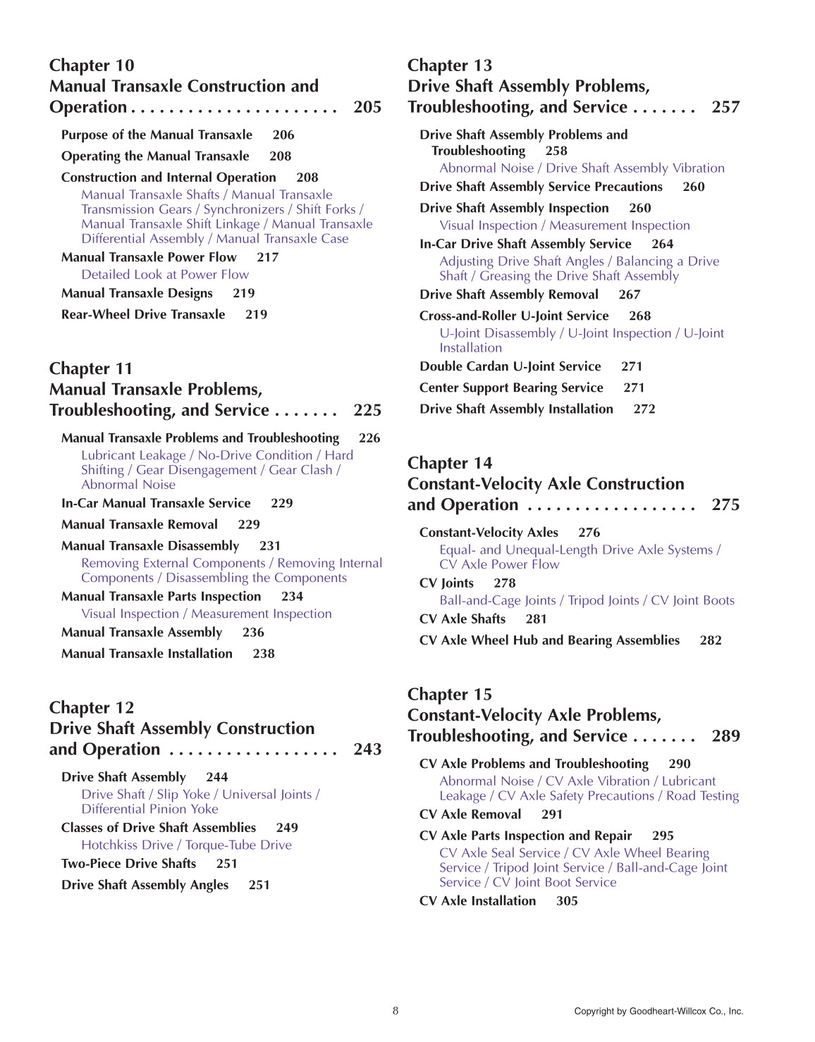 Manual Drive Trains and Axles, 3rd Edition page 8