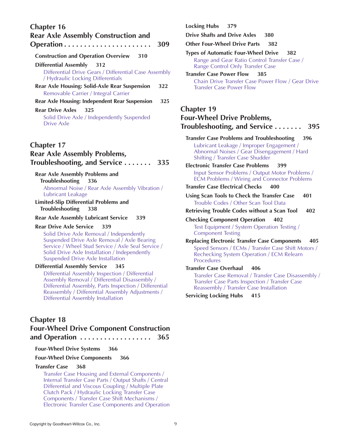 Manual Drive Trains and Axles, 3rd Edition page 9