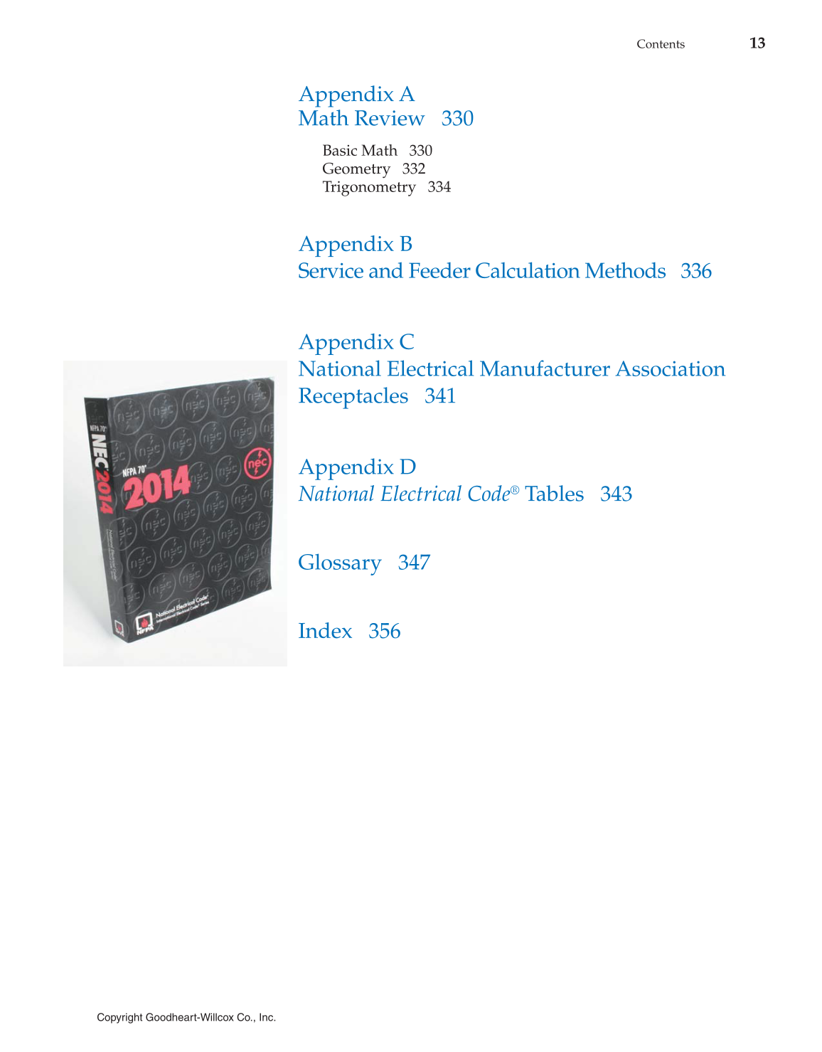 Modern Residential Wiring, 10th Edition page 13