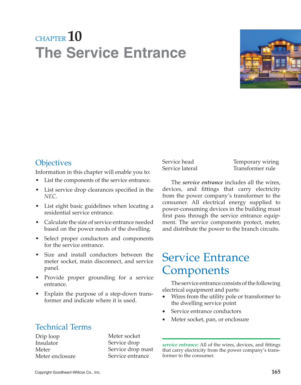 Modern Residential Wiring, 10th Edition page 165