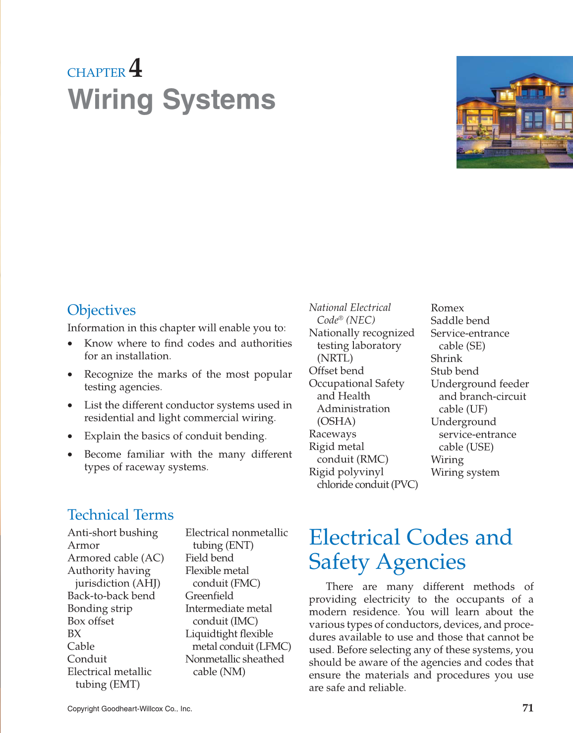 Modern Residential Wiring, 10th Edition page 71