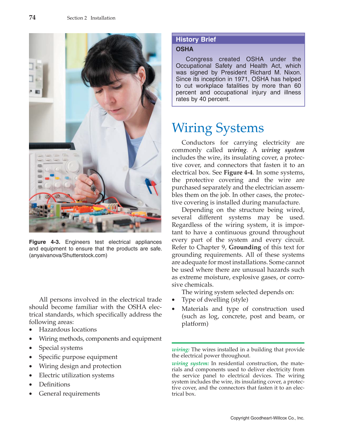 Modern Residential Wiring, 10th Edition page 74