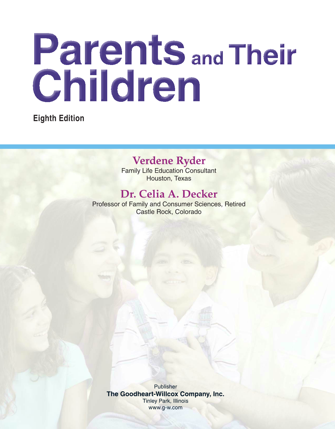 Parents and Their Children, 8th Edition page 1
