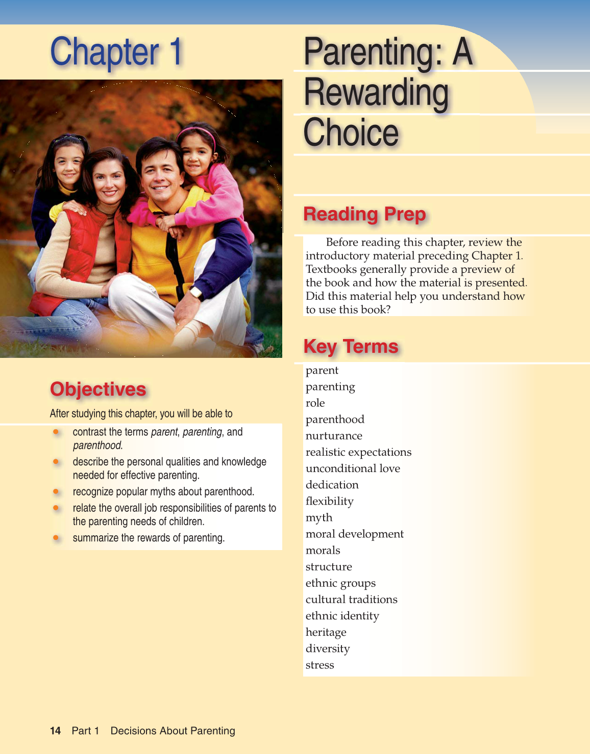 Parents and Their Children, 8th Edition page 14