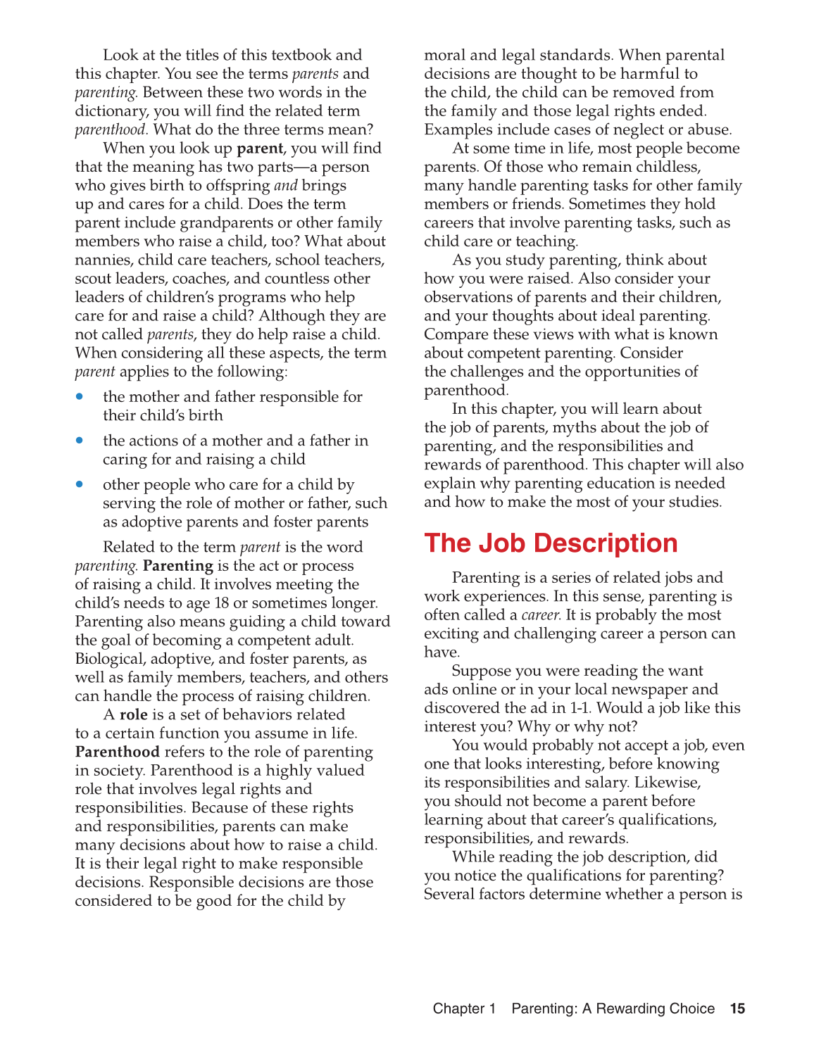 Parents and Their Children, 8th Edition page 15