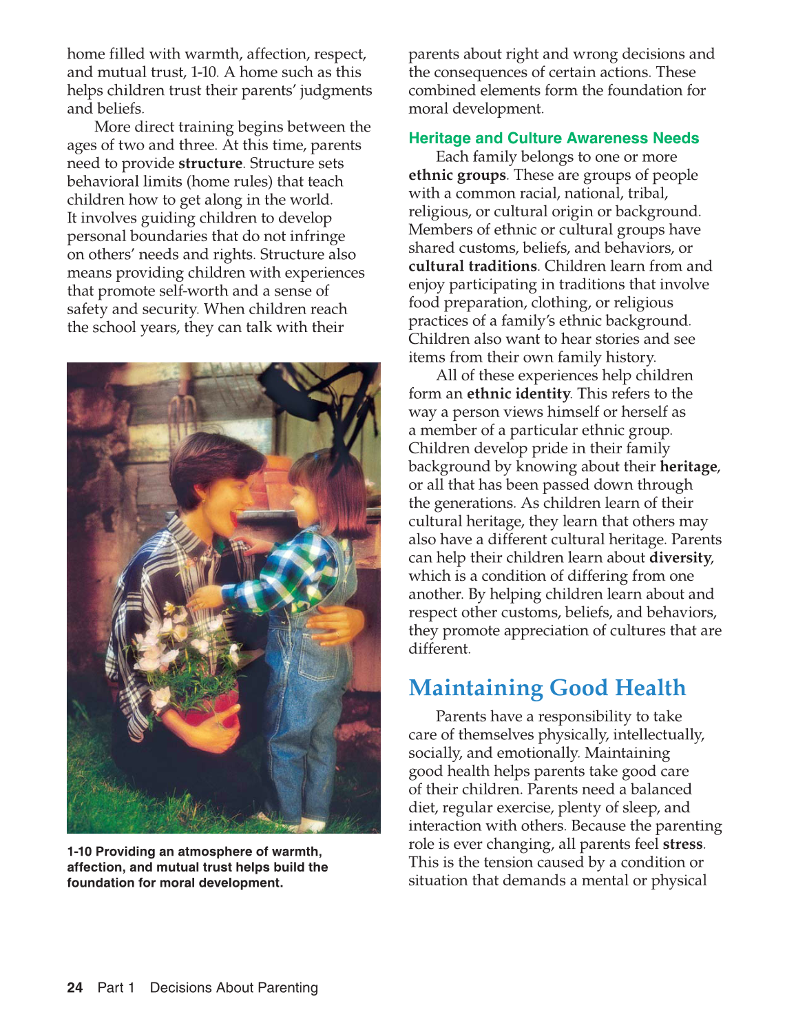 Parents and Their Children, 8th Edition page 24
