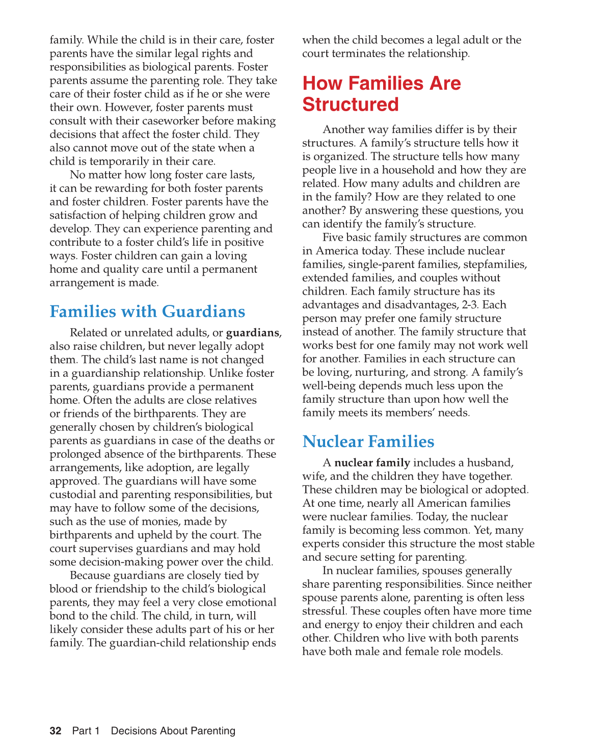 Parents and Their Children, 8th Edition page 32