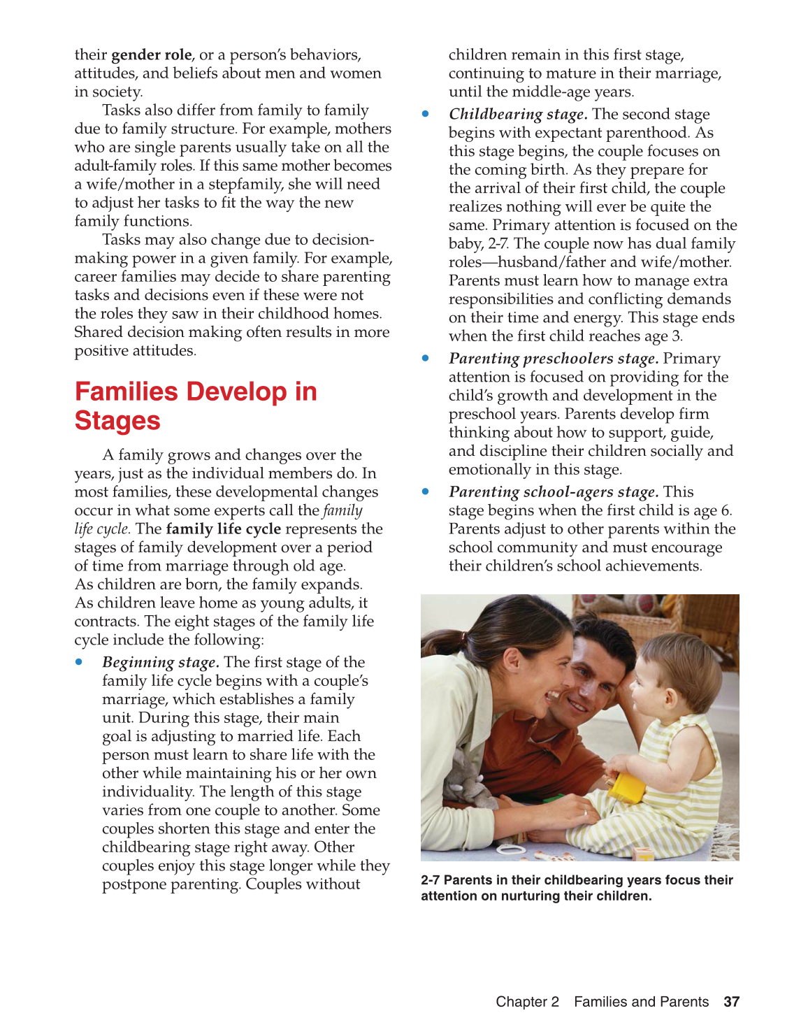 Parents and Their Children, 8th Edition page 37