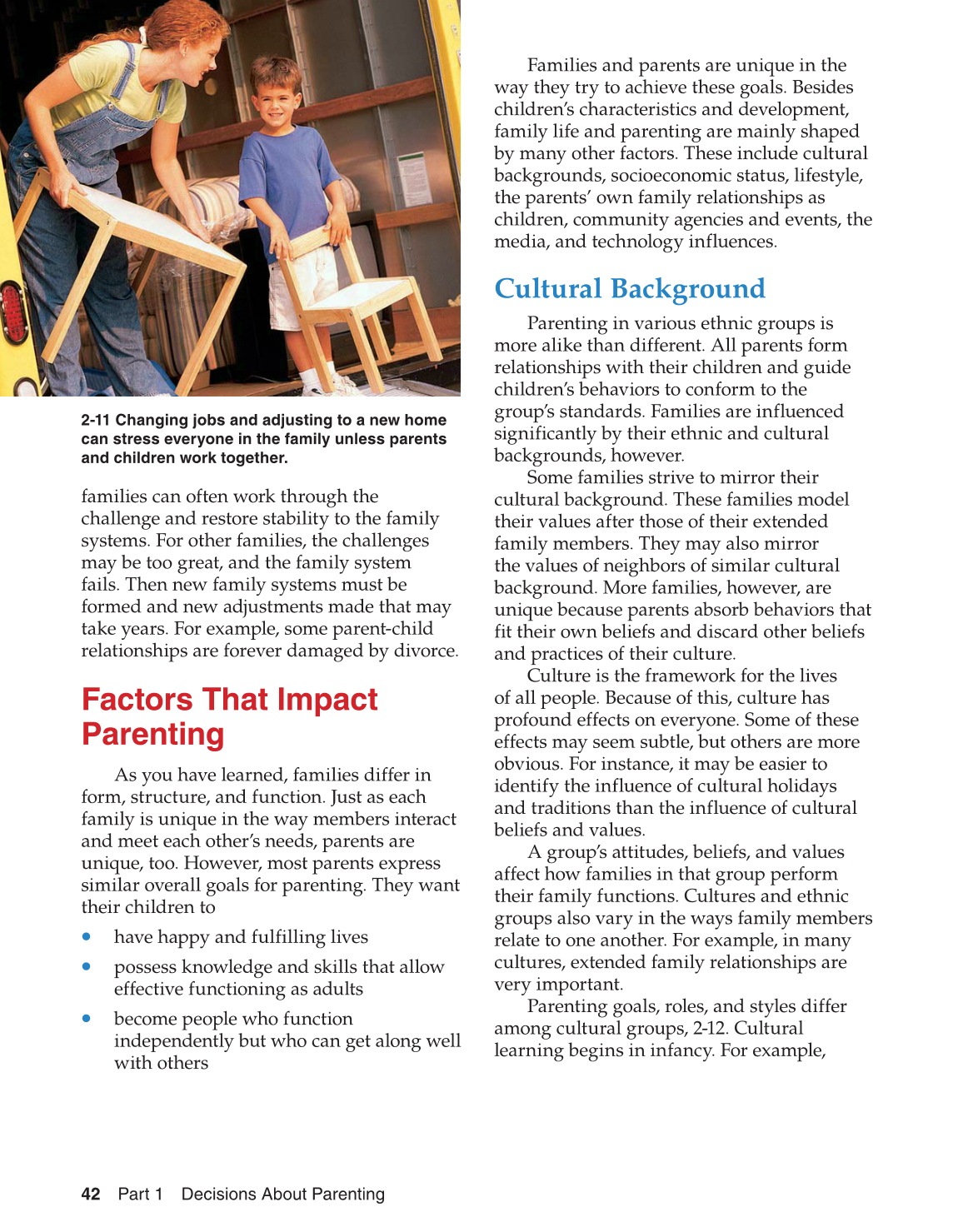 Parents and Their Children, 8th Edition page 42