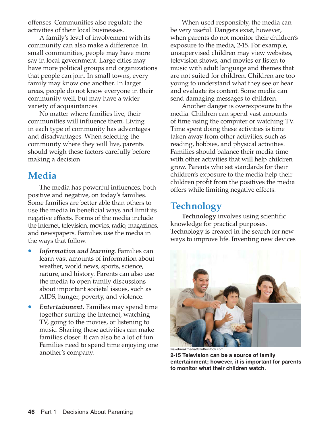 Parents and Their Children, 8th Edition page 46