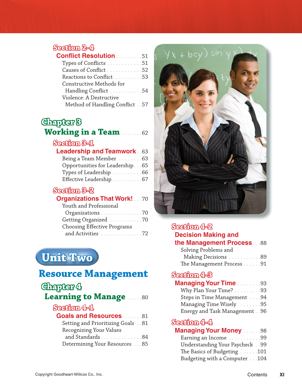Succeeding in Life and Career: Foundations of Human Studies, 11th Edition page XI