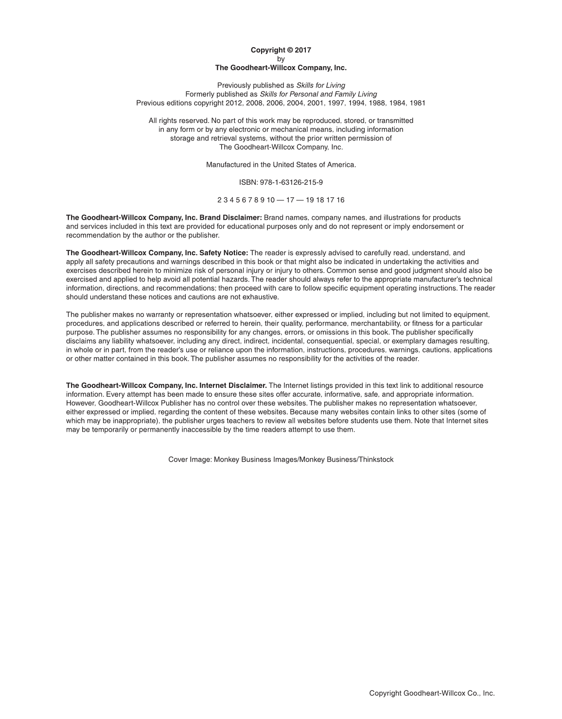 Succeeding in Life and Career: Foundations of Human Studies, 11th Edition page II