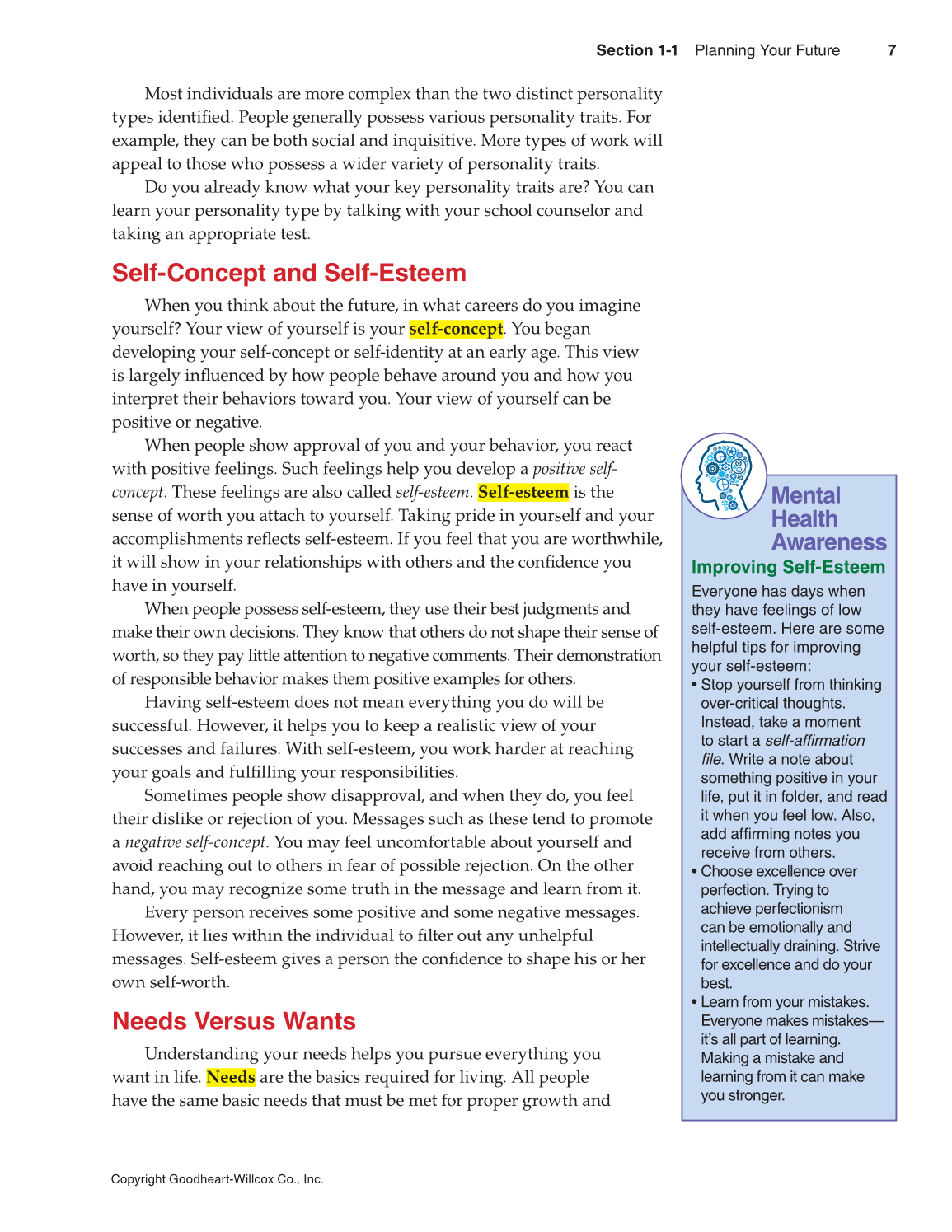 Succeeding in Life and Career: Foundations of Human Studies, 11th Edition page 7