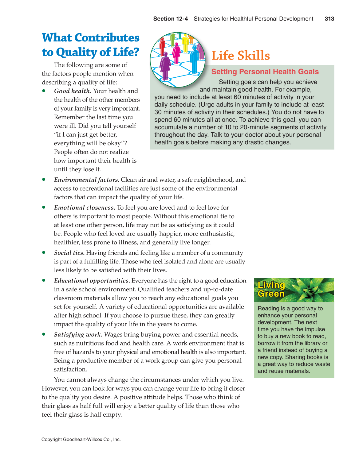 Succeeding in Life and Career: Foundations of Human Studies, 11th Edition page 313