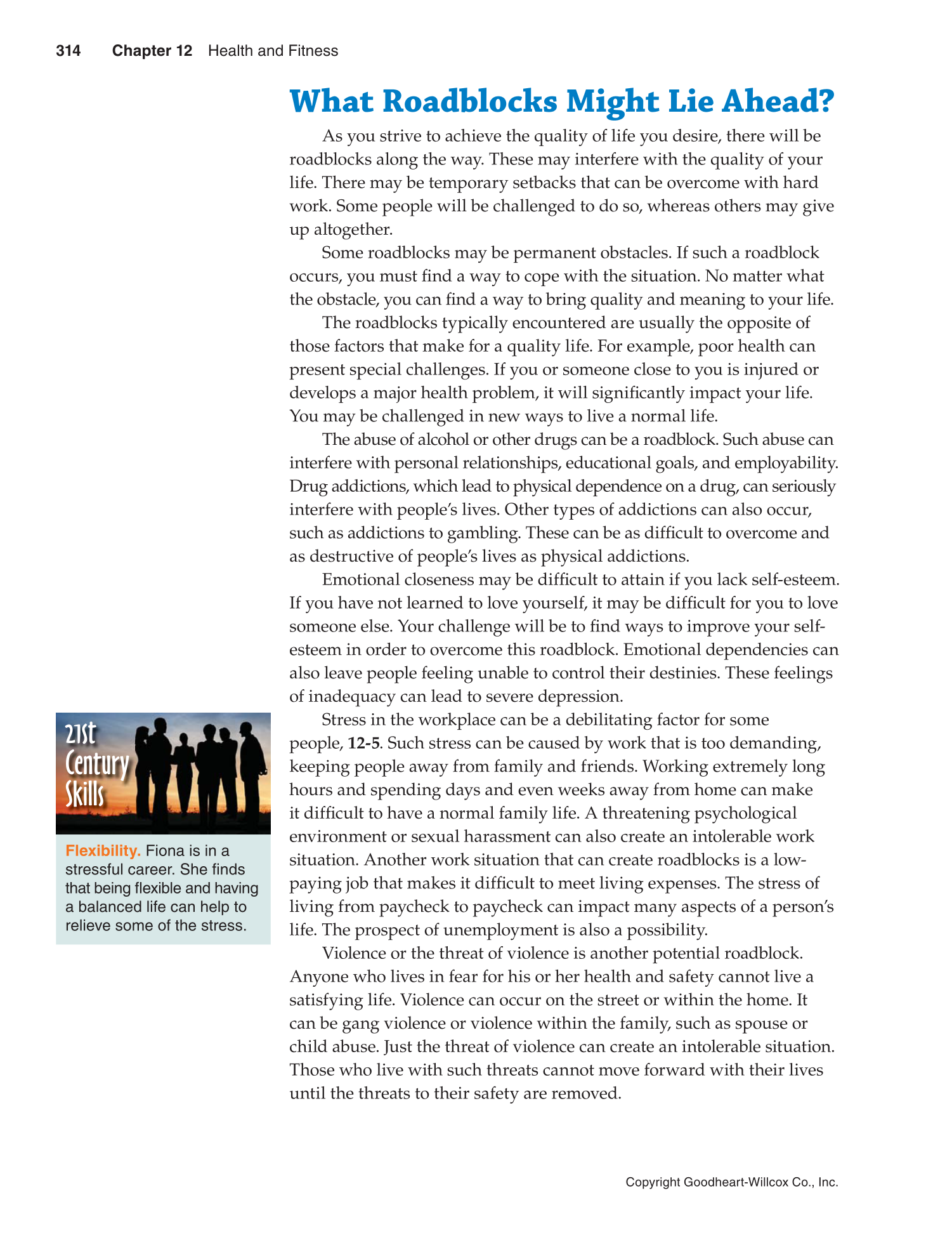 Succeeding in Life and Career: Foundations of Human Studies, 11th Edition page 314