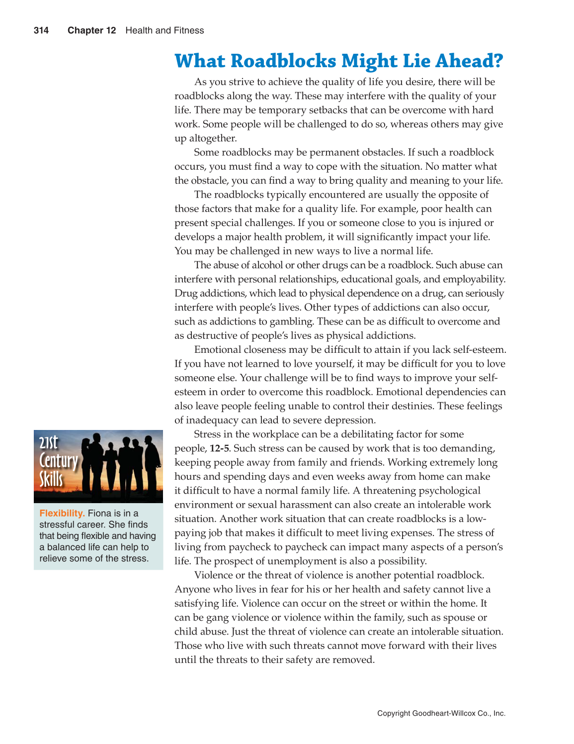 Succeeding in Life and Career: Foundations of Human Studies, 11th Edition page 314