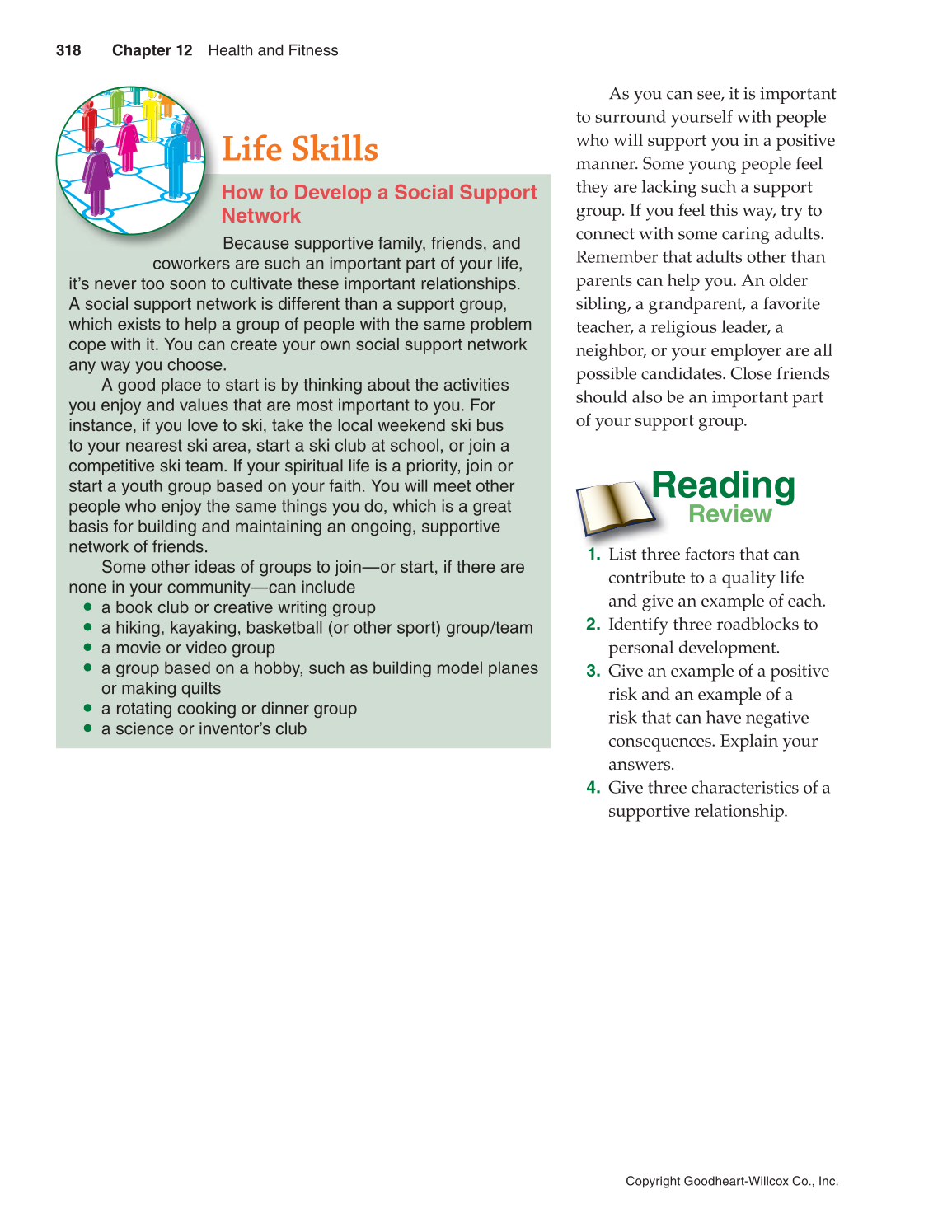 Succeeding in Life and Career: Foundations of Human Studies, 11th Edition page 318