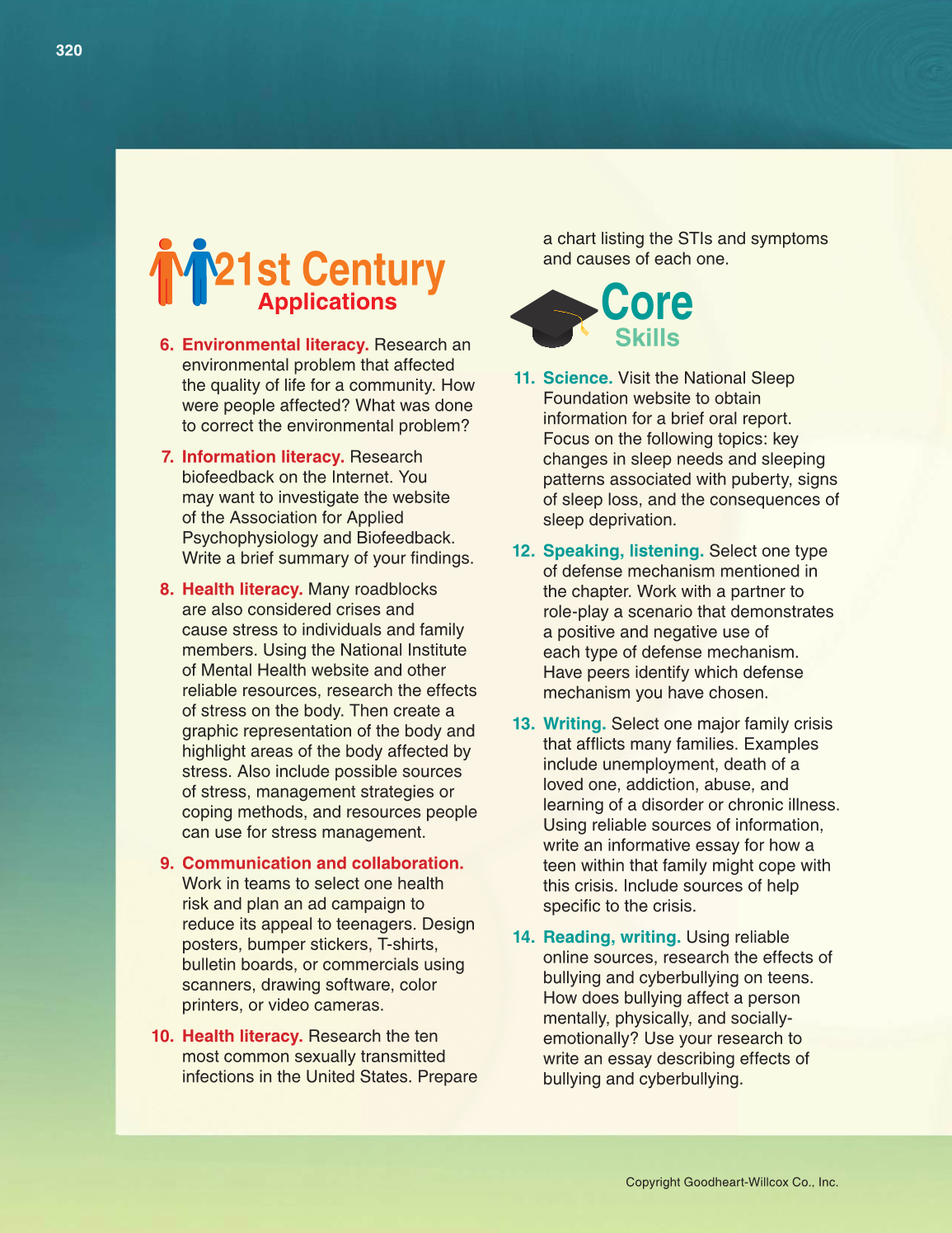 Succeeding in Life and Career: Foundations of Human Studies, 11th Edition page 320
