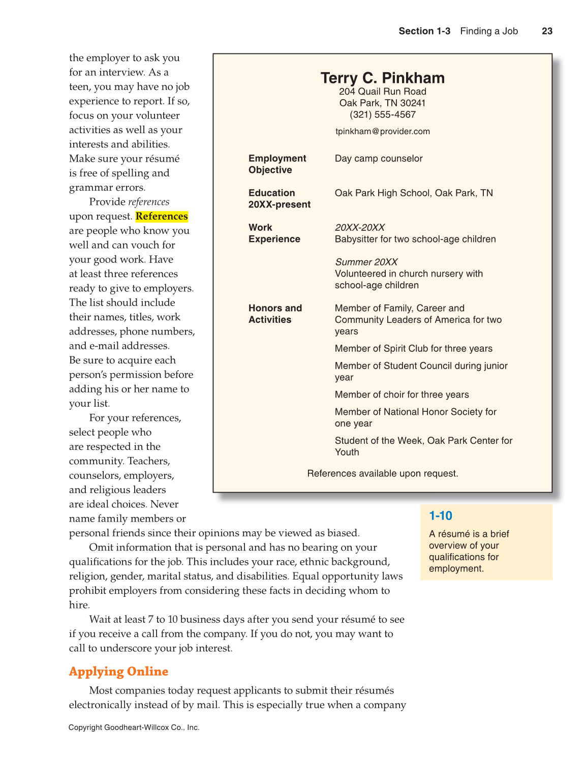 Succeeding in Life and Career: Foundations of Human Studies, 11th Edition page 23