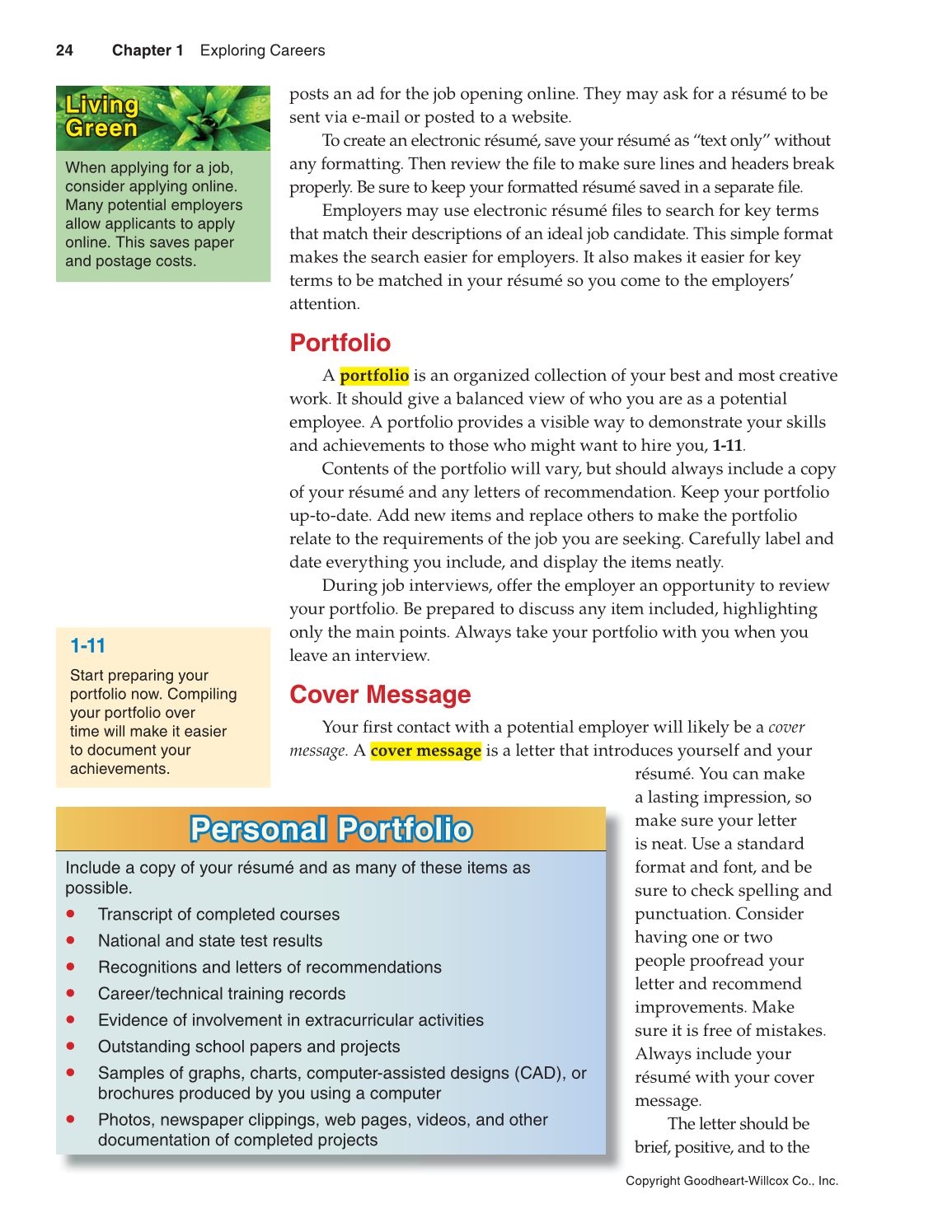 Succeeding in Life and Career: Foundations of Human Studies, 11th Edition page 24